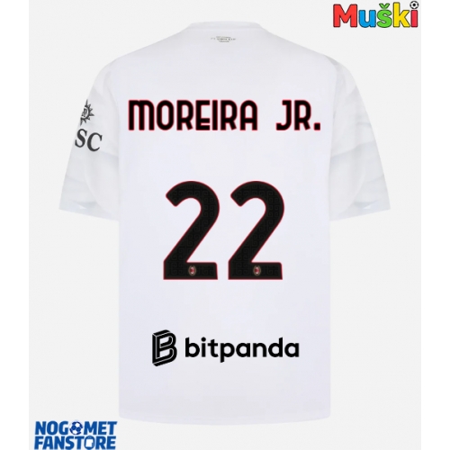 AC Milan Diego Moreira #22 Gostujuci Dres 2026-27 Kratak Rukav